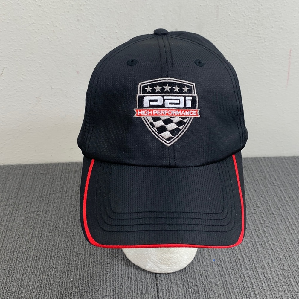 Pai High Performance Baseball Hat Mens Adjustable Black Strapback Cap